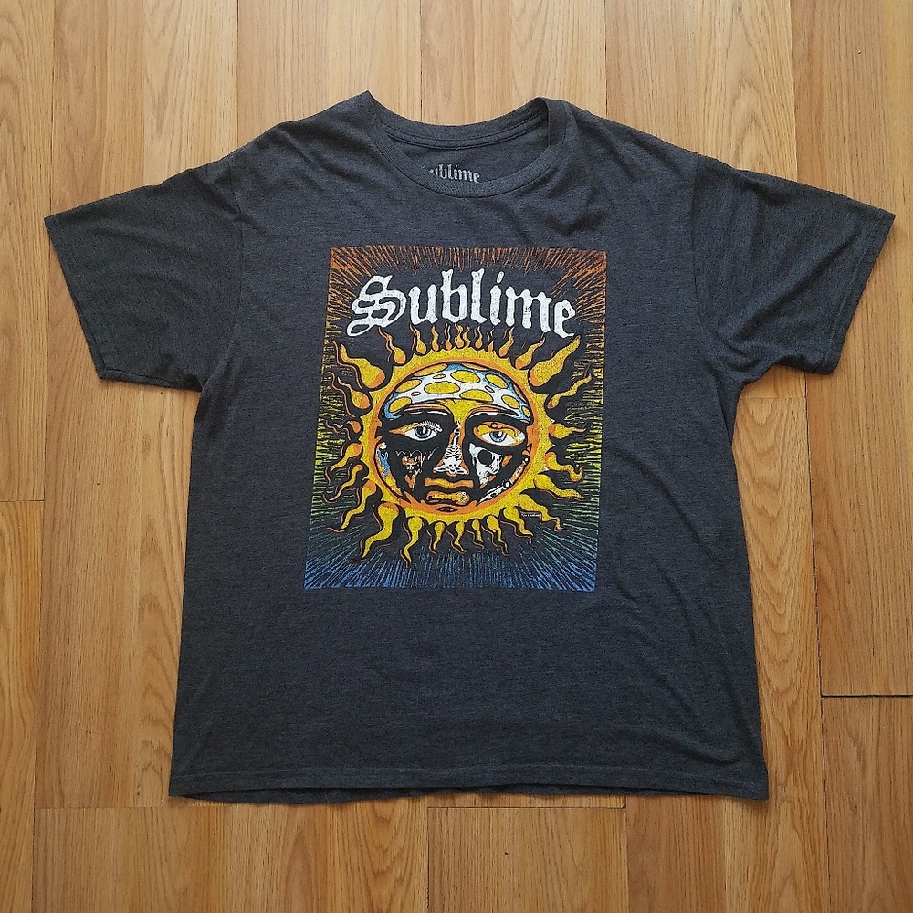 Sublime 2016 Charcoal Grey Sun Band T-Shirt